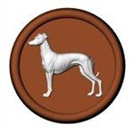 Greyhound Round Chocolate Mold (90-12989)