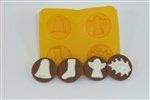 Christmas Assortment #1 Flexible Mold - CM151
