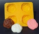 1-1/2" Rose Flexible Mold - Cm172