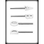 A-B-C-D Sucker Hard Candy Mold (8H-14280)