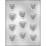 Lacey Heart With Love Mold (90-1006)