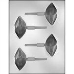 3" Lips Sucker Chocolate Mold (90-1230)