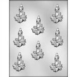Candle With Holly Mold (90-4013)