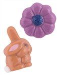 Bunny And Flower Minis Mold - Mm4136