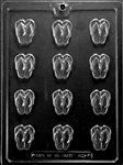 Bite Size Flip Flop Sandals Mold - Lpm221