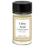 Citric Acid Powder Anhydrous Granular - 3.4 Ounces