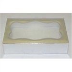 1# Silver Foil Window Cookie Box - 5 Pack