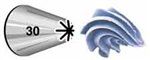 Marpol Closed Star Decorating Tip #30
