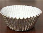 1-1/4" Silver Foil Candy Cups - 100 Pack