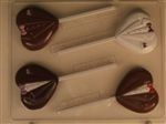 Heart Tuxedo Sucker Mold - Ccw067