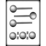 3D Golf Ball Sucker Hard Candy Mold (8H-6218)