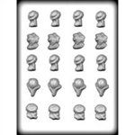 Flower Assortment Hard Candy Mold (8H-13063)