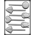 2" Variety Sucker Hard Candy Mold (8H-13094)