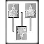3" Castle Sucker Hard Candy Mold (8H-13622)