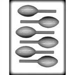 3" Football Sucker Hard Candy Mold (8H-6243)
