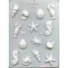Assorted Sea Creatures Hard Candy Mold (8H-12816)