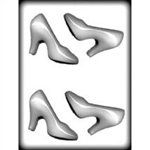 4" 3D High Heel Shoe Hard Candy Mold (8H-13750)