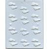 1" Foot Prints Hard Candy Mold (8H-15301)