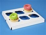 10X10 White Cupcake Box Inserts - 10 Pack