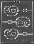 Number 6 Lollipop Mold - Lpl052