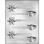 Snowman / Snowflake Sucker Mold (90-4204)