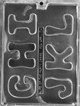 Letters G-H-I-J-K-L Mold - Lpl005