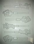 Bear & Santa Sucker Mold (90-4206)