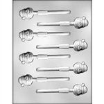1-1/4" Santa Sucker Mold (90-4215)