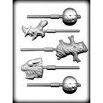 Halloween Assortment Sucker Hard Candy Mold (8H-3230)