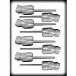 Snowman Sucker Hard Candy Mold (8H-4201)