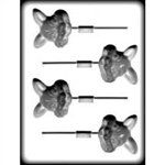 Bunny Head Sucker Hard Candy Mold (8H-2206)
