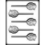 Santa Face Sucker Hard Candy Mold (8H-4275)
