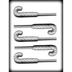 Candy Cane Sucker Hard Candy Mold (8H-4963)