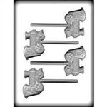 Santa'S Train Sucker Hard Candy Mold (8H-4962)