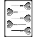 2" Heart Sucker Hard Candy Mold (8H-1203)