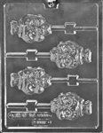 Skull Lolly Mold - Lph169