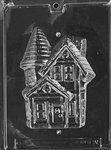 3D Haunted House Chocolate Mold - Piece 2 - Lph097B
