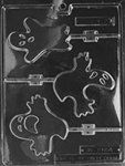 Ghost Lolly Chocolate Mold-3 Different Expressions - Lph030