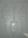 3-1/2" Santa  Sucker Mold (90-4276)