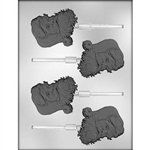 2-3/4" Santa Face Sucker Mold (90-4979)