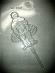 Weightlifter Sucker Mold (90-6242)