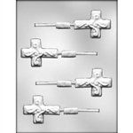 Cross With Scrolling Sucker Mold (90-7213)