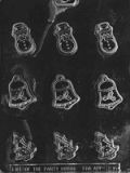 Bite Size Bell Snowman Tree Mold - LPC194