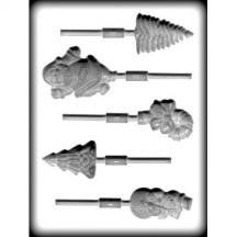 Christmas Assortment Sucker Hard Candy Mold (8H-4254)