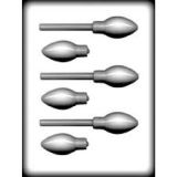 3D Christmas Light Sucker Hard Candy Mold (8H-4968)